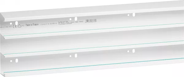planet wattohm-goulotte logix 45 antibact�rienne-160x50mm-3 compartiments-livr� sans couvercle (68737)