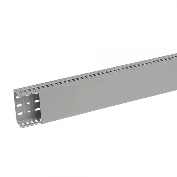 planet wattohm-goulotte segma 100mmx40mm - pas de 6mm � 6,5mm - 1 couvercle - longueur 2m - pvc (21158)