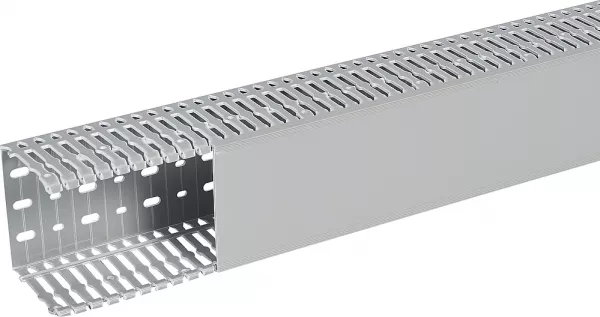 planet wattohm-goulotte segma 100mmx80mm - pas de 6mm � 6,5mm - 1 couvercle - longueur 2m - pvc (21169)