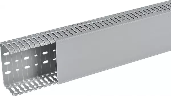 planet wattohm-goulotte segma 120mmx60mm - pas de 6mm � 6,5mm - 1 couvercle - longueur 2m - pvc (21164)