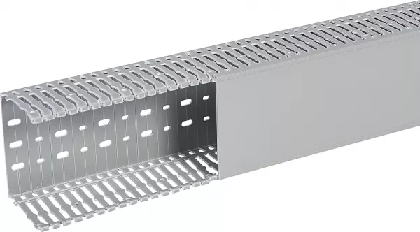 planet wattohm-goulotte segma 120mmx80mm - pas de 6mm � 6,5mm - 1 couvercle - longueur 2m - pvc (21170)
