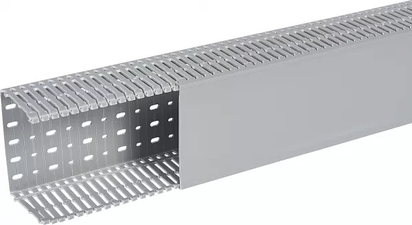 planet wattohm-goulotte segma 150mmx100mm - pas de 6mm � 6,5mm - 1 couvercle - longueur 2m -pvc (21175)