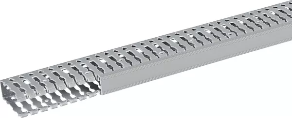 planet wattohm-goulotte segma 25mmx60mm - pas de 6mm � 6,5mm - 1 couvercle - longueur 2m - pvc (21159)