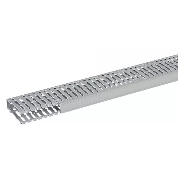 planet wattohm-goulotte segma 25mmx80mm - pas de 6mm � 6,5mm - 1 couvercle - longueur 2m - pvc (21165)