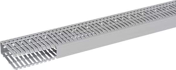planet wattohm-goulotte segma 40mmx100mm - pas de 6mm � 6,5mm - 1 couvercle - longueur 2m - pvc (21171)