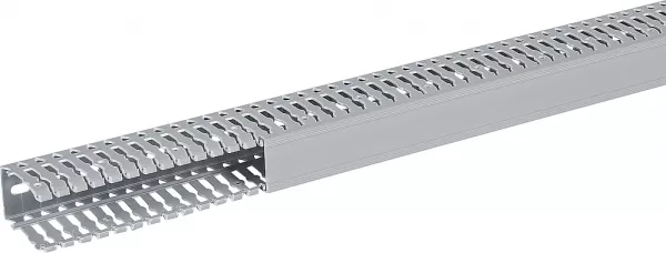 planet wattohm-goulotte segma 40mmx60mm - pas de 6mm � 6,5mm - 1 couvercle - longueur 2m - pvc (21160)