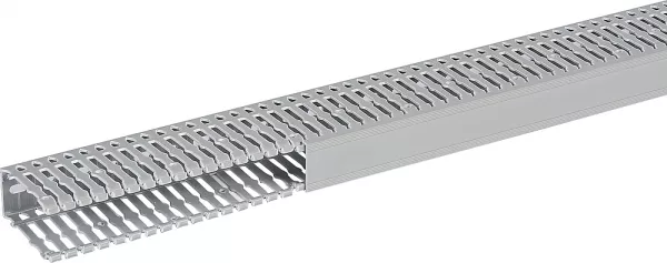 planet wattohm-goulotte segma 40mmx80mm - pas de 6mm � 6,5mm - 1 couvercle - longueur 2m - pvc (21166)