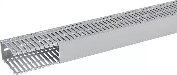 planet wattohm-goulotte segma 60mmx100mm - pas de 6mm � 6,5mm - 1 couvercle - longueur 2m - pvc (21172)