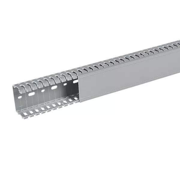 planet wattohm-goulotte segma 60mmx40mm - pas de 6mm � 6,5mm - 1 couvercle - longueur 2m - pvc (21156)