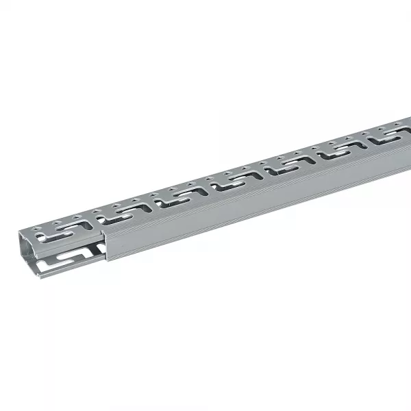 planet wattohm-goulotte segma oblongue 25mmx40mm - pas de 50mm - 1 couvercle - longueur 2m -pvc (23040)