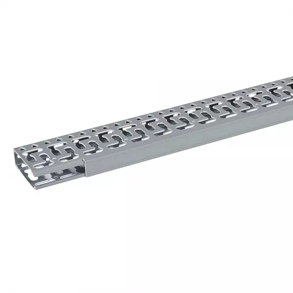 planet wattohm-goulotte segma oblongue 25mmx80mm - pas de 50mm - 1 couvercle - longueur 2m -pvc (23048)
