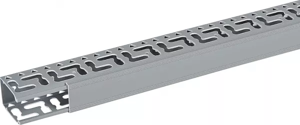 planet wattohm-goulotte segma oblongue 40mmx60mm - pas de 50mm - 1 couvercle - longueur 2m -pvc (23044)
