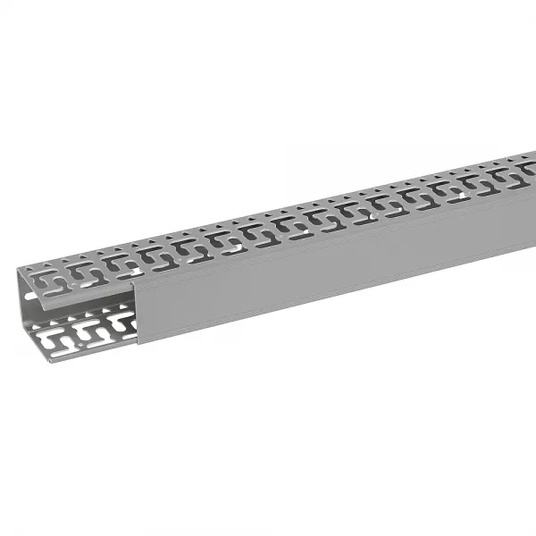 planet wattohm-goulotte segma oblongue 60mmx80mm - pas de 50mm - 1 couvercle - longueur 2m -pvc (23050)