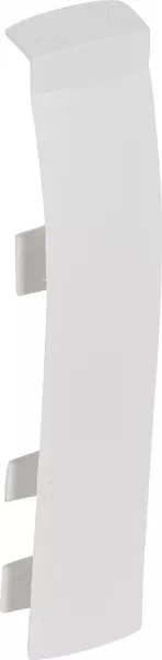 planet wattohm-joint de couvercle - pour plinthe keva led system 80mmx12,5mm - pvc blanc artic (11706)