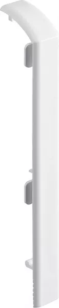 planet wattohm-joint de couvercle recouvrant - pour plinthe keva 125mmx20mm - pvc blanc artic (11086)