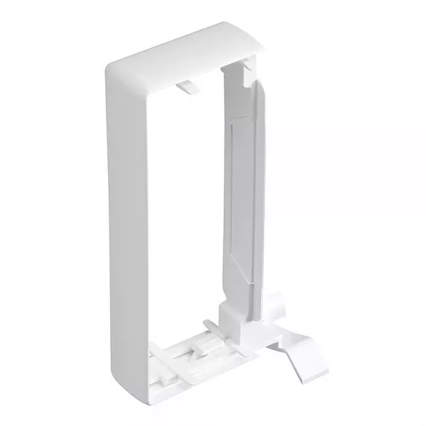 planet wattohm-joint de fond - pour goulotte logix universel et zh 130x50mm - pvc blanc artic (48176)