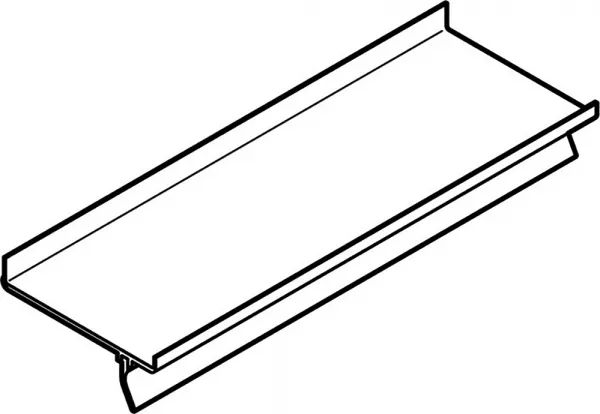 planet wattohm-joint de sol goulotte logix45 et universel, sauf exception-largeur 80mm-noir (48549)
