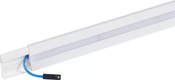 planet wattohm-moulure keva led system 40x12,5mm-led bleu-fond+couvercle-longueur 2m-blanc (14088)