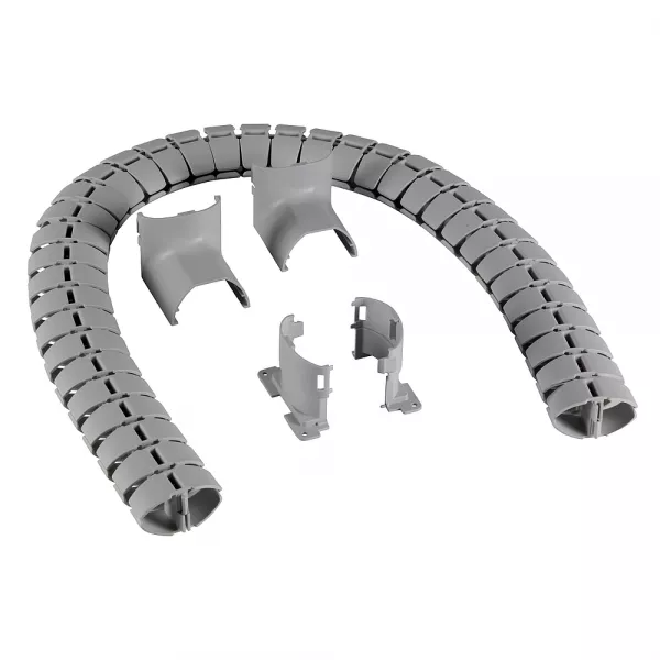 planet wattohm-ovaline souple 1m liaison horizontale ou chemin de c�ble avec support fixation (pw32364)