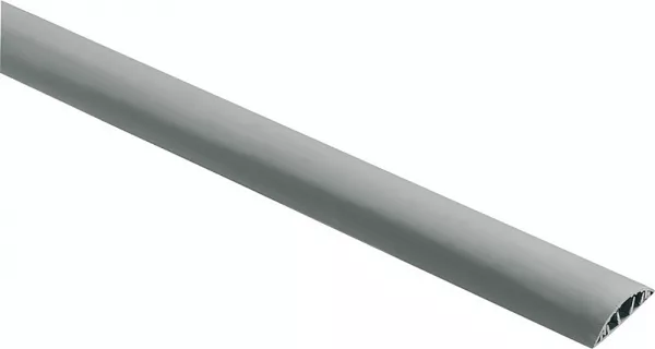 planet wattohm-passage de plancher 50x12mm-fond+couvercle-3 compartiments-longueur 2m-gris 7030 (12016)