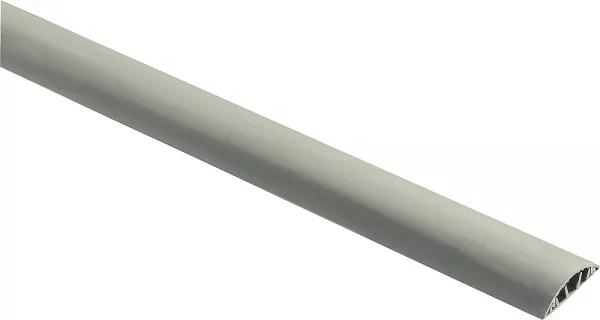 planet wattohm-passage de plancher 75x18mm-fond+couvercle-3 compartiments-longueur 2m-gris 7030 (12026)