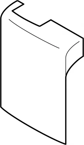 planet wattohm-pied de chambranle droit-pour plinthe keva 80x20 et moulure hauteur 12,15,20mm (11755)