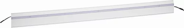 planet wattohm-plinthe keva led system 82x12,5mm-led blanc-fond+couvercle-longueur 1m-blanc (11711)