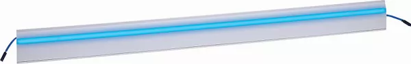 planet wattohm-plinthe keva led system 82x12,5mm-led bleu-fond+couvercle-longueur 1m-blanc (11714)