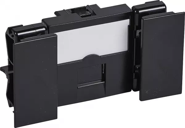 planet wattohm-prise rj45 cat�gorie 6 logix - ecrant�e ftp - 2 modules - noir (49268)