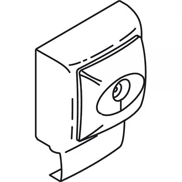 planet wattohm-prise tv simple saillie keva - m�le - pour moulures keva 22x12mm-pvc-blanc artic (11917)