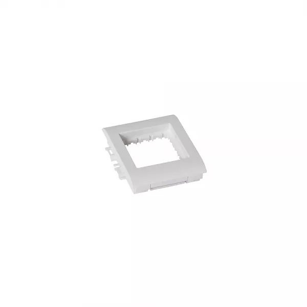 planet wattohm-support appareillage logix-1 poste-largeur 80mm-pour logix universel et zh-blanc (48050)