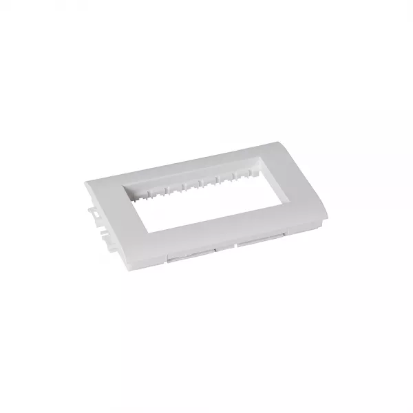 planet wattohm-support appareillage logix-2 poste-largeur 80mm-pour logix universel et zh-blanc (48051)