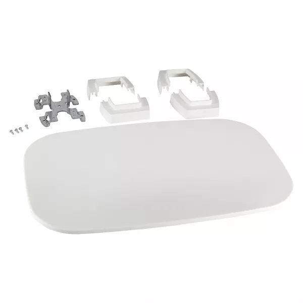 planet wattohm-table blanche pour colonnettes 1 et 2 compartiments logix (pw32358)