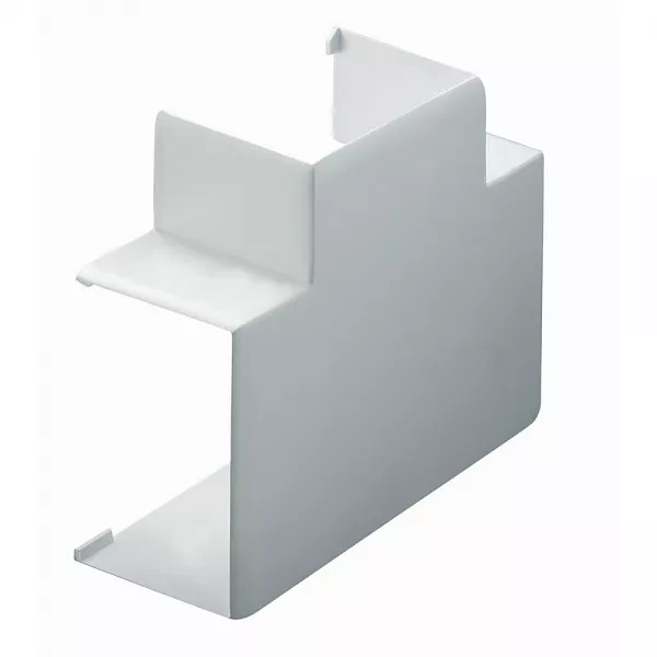 planet wattohm-t� de d�rivation -pour goulotte de distribution viadis 60x40mm-pvc blanc artic (16366)