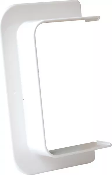planet wattohm-travers�e de cloison droite-pour goulotte de climatisation viaclim 70x60mm-blanc (16768)