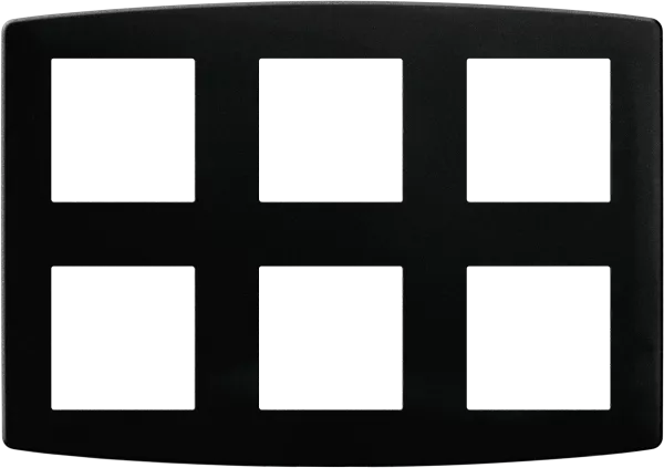 Plaque 2x3 anthracite (61985)