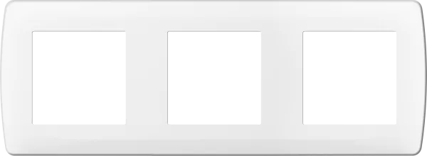 Plaque blanche 3p. ent71mm (61898)