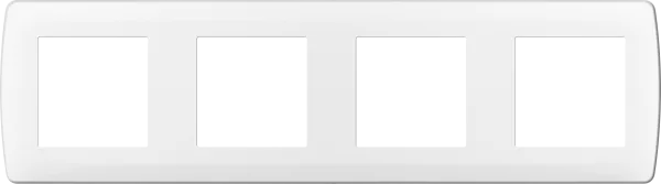 Plaque blanche 4p. ent71mm (61899)