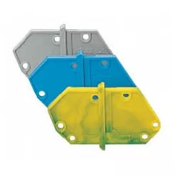 Plaque d\'extr�mit� / Bleu826-158/000-006