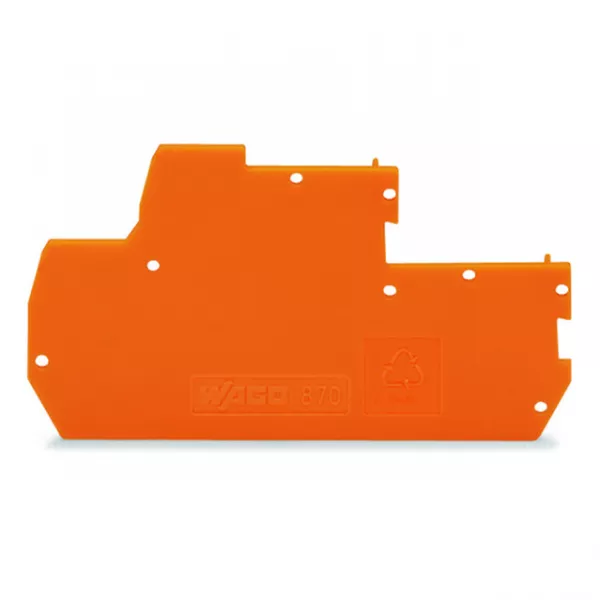 Plaque d\'extr�mit� / Orange870-119