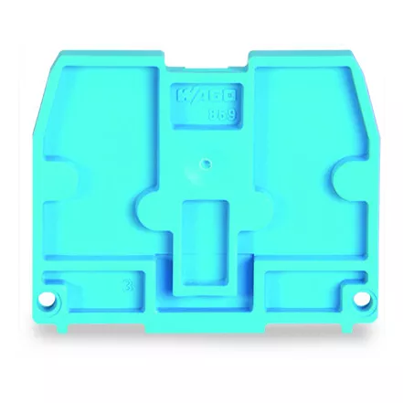 Plaque d\'extr�mit� 2 mm / avec pied / Bleu869-378
