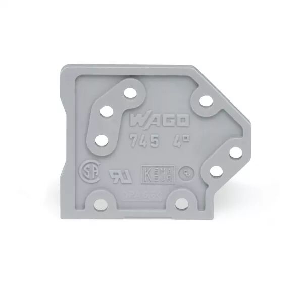 Plaque d\'extr�mit� encliquetable / Gris745-100