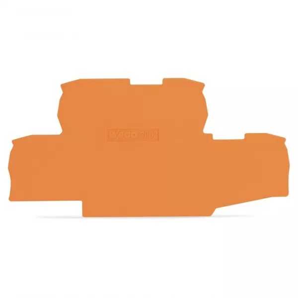 Plaque d\'extr�mit� �paisseur 0,8 mm, orange (2002-2792)