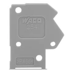 Plaque d\'extr�mit� �paisseur 1 mm encliquetable, noir (254-900)