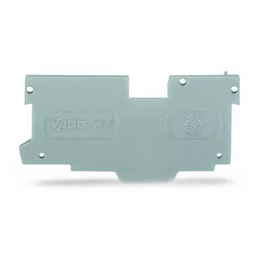 Plaque d\'extr�mit� et interm�diaire / Gris / S�rie 769769-307