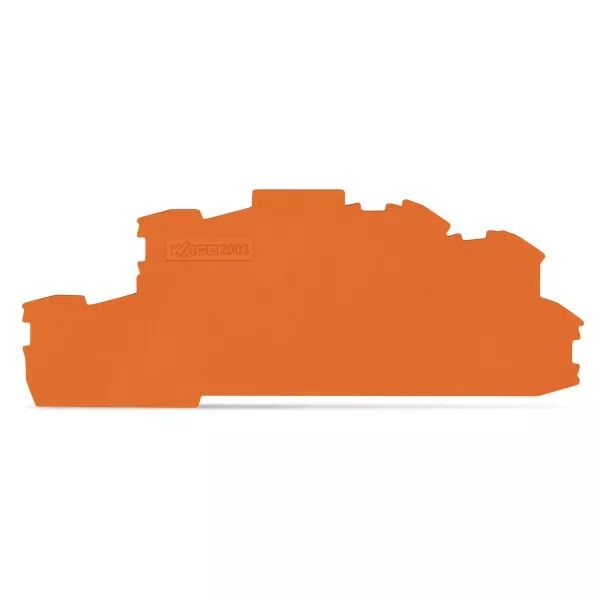 Plaque d\'extr�mit� et interm�diaire �paisseur 0,8 mm, orange (2003-6692)