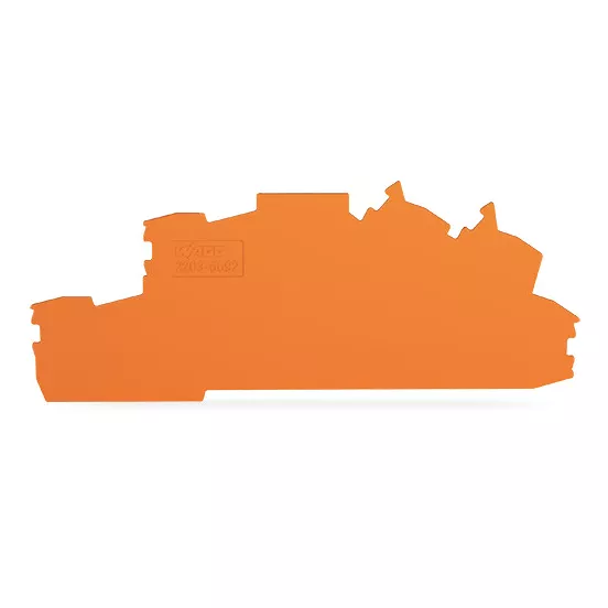 Plaque d\'extr�mit� et interm�diaire �paisseur 0,8 mm, orange (2203-6692)