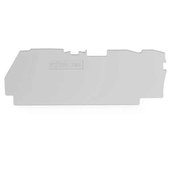 Plaque d\'extr�mit� et interm�diaire �paisseur 0,8 mm pour Bornes � 3 conducteurs (2104-1391)