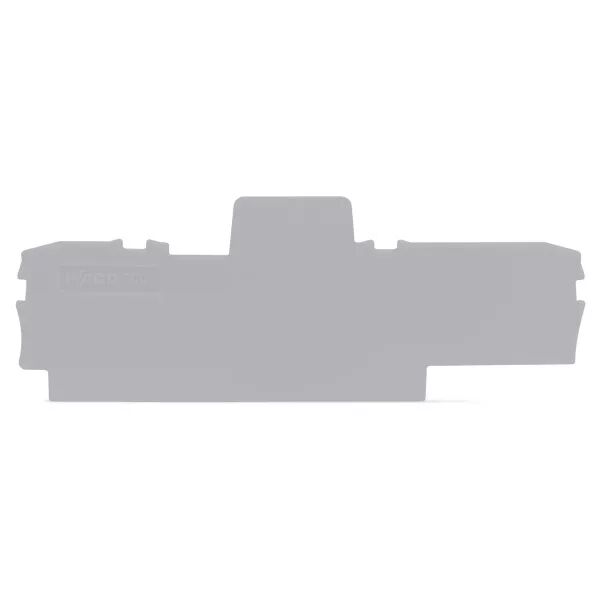 Plaque d\'extr�mit� et interm�diaire �paisseur 1 mm, gris (2002-1593)