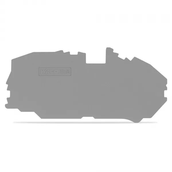 Plaque d\'extr�mit� et interm�diaire �paisseur 1 mm, gris (2016-7691)